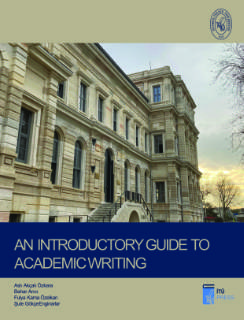 An Introductory Guide to Academic Writing 